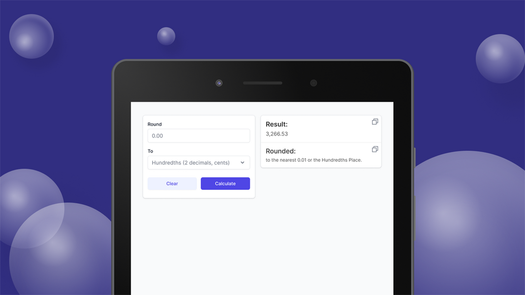 Rounding Calculator স্ক্রিনশট 1