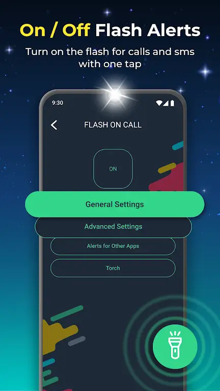 Flash on Call Captura de pantalla 2