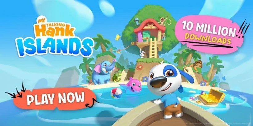 Island Adventure: "My Talking Hank" Soars com downloads maciços