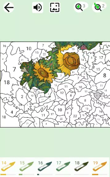 Painting by numbers and puzzle Tangkapan skrin 0