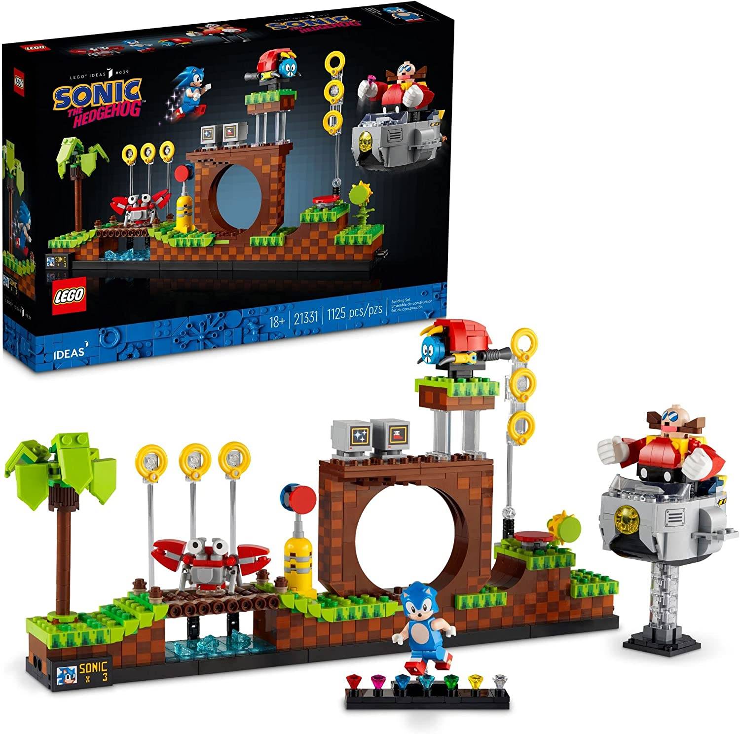 Sonic The Hedgehog Green Hill Zone Lego Set Set