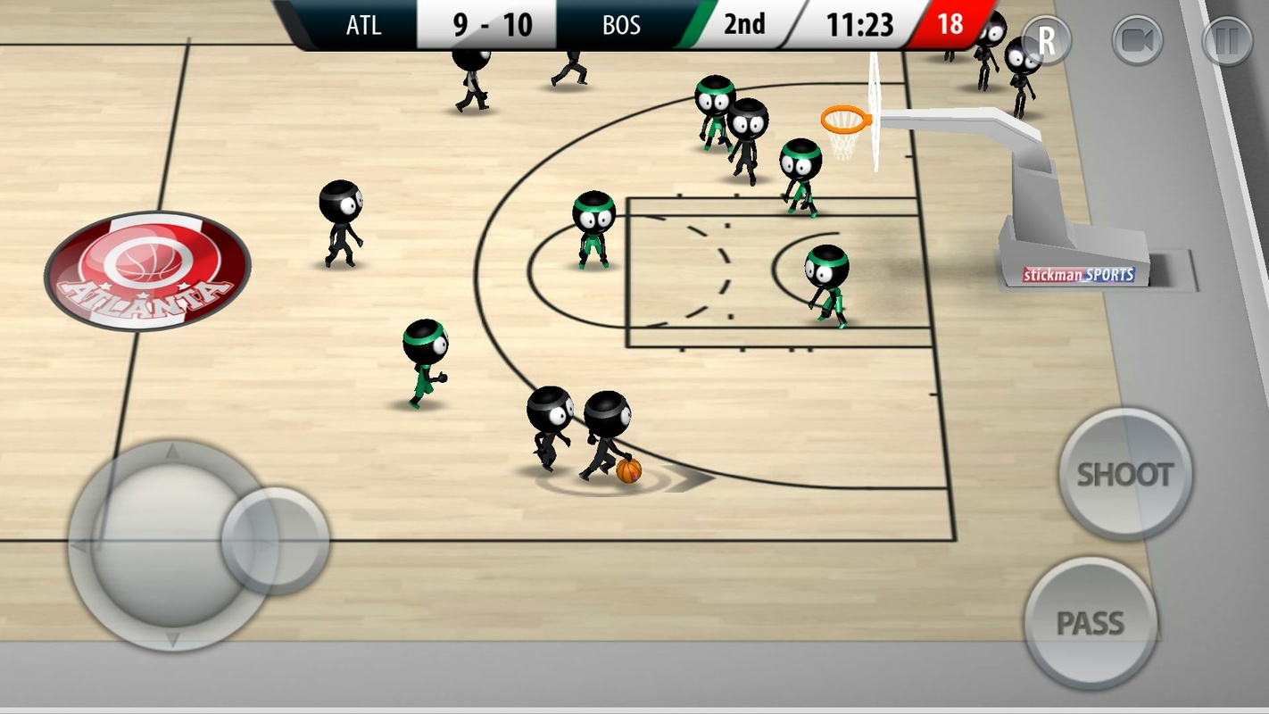 Stickman Basketball 2017 स्क्रीनशॉट 0