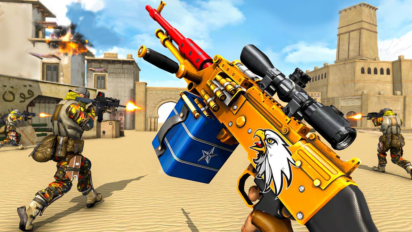 Fps Shooting Attack: Gun Games Ảnh chụp màn hình 2