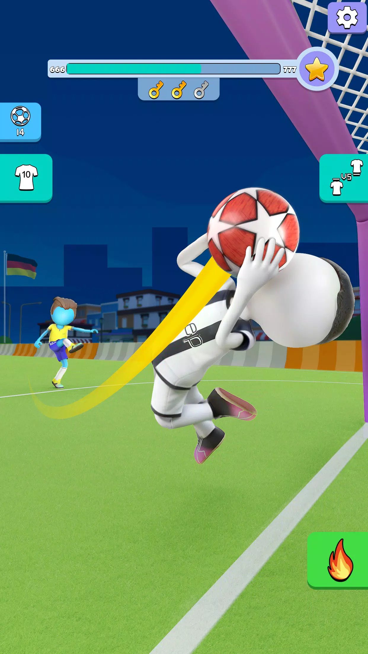 Schermata Kick It – Fun Soccer Game 3