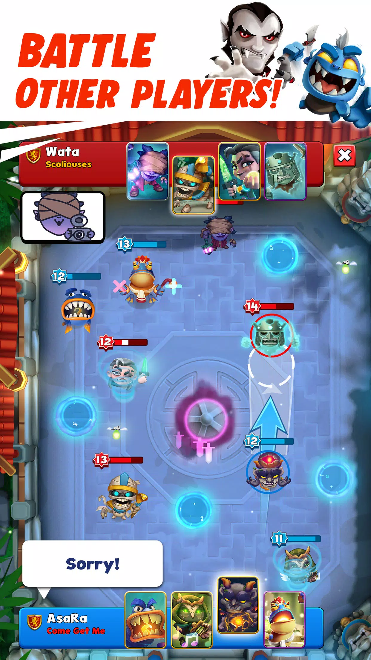 Smashing Four: PvP Hero bump 스크린샷 1