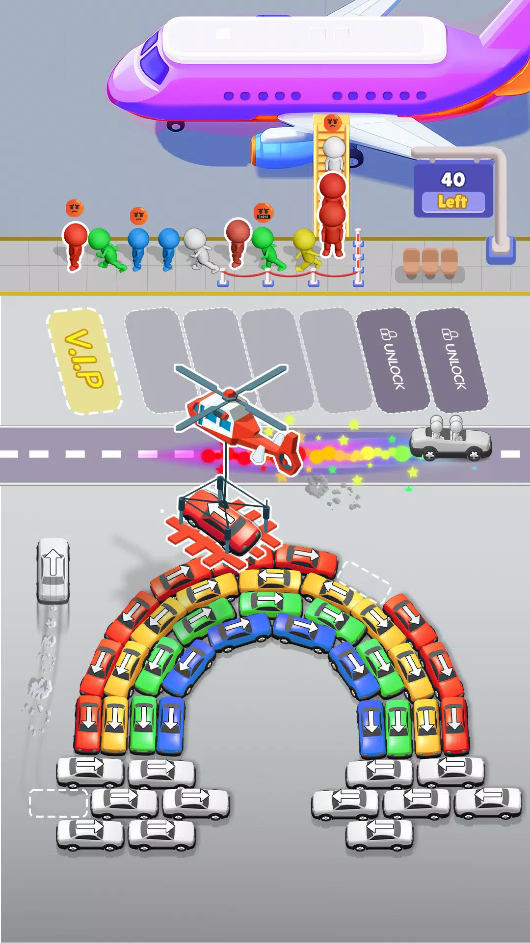 Bus Sort Jam: Parking Puzzle ภาพหน้าจอ 1