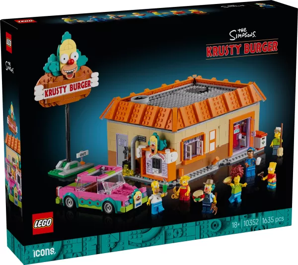 Lego enthüllt Design -Geheimnisse des Simpsons Krusty Burger Set
