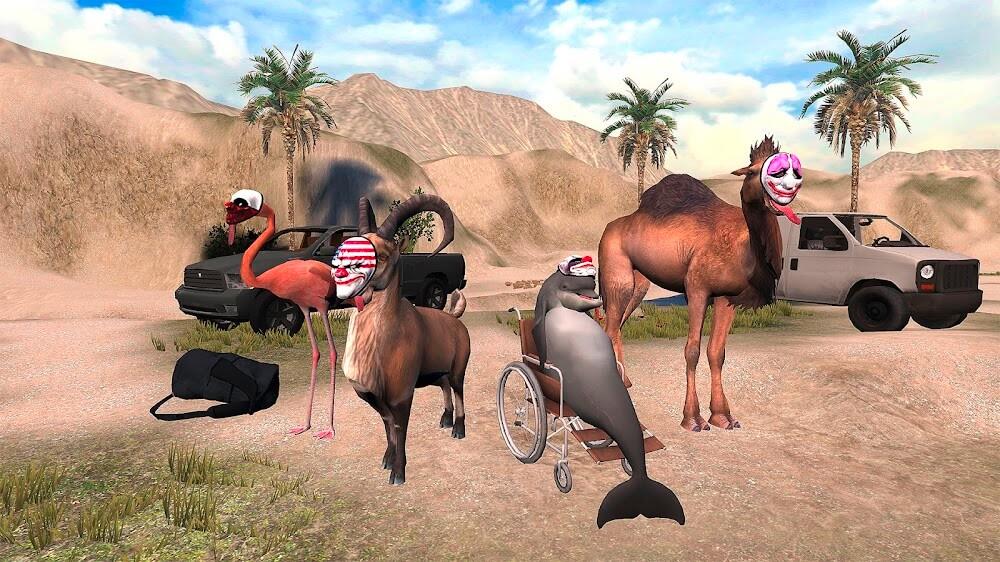 Goat Simulator Payday Tangkapan skrin 0