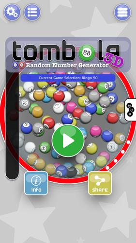 Tombola 3D - Number Generator ภาพหน้าจอ 0