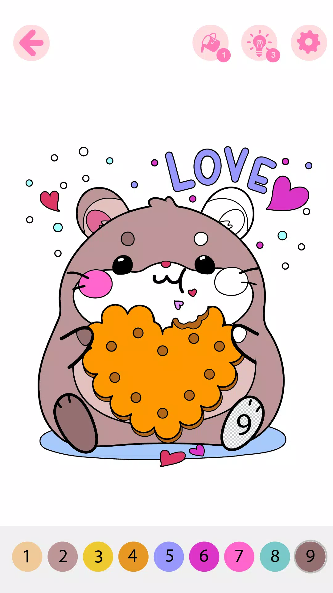 Crianças Colorindo por Números Captura de tela 1