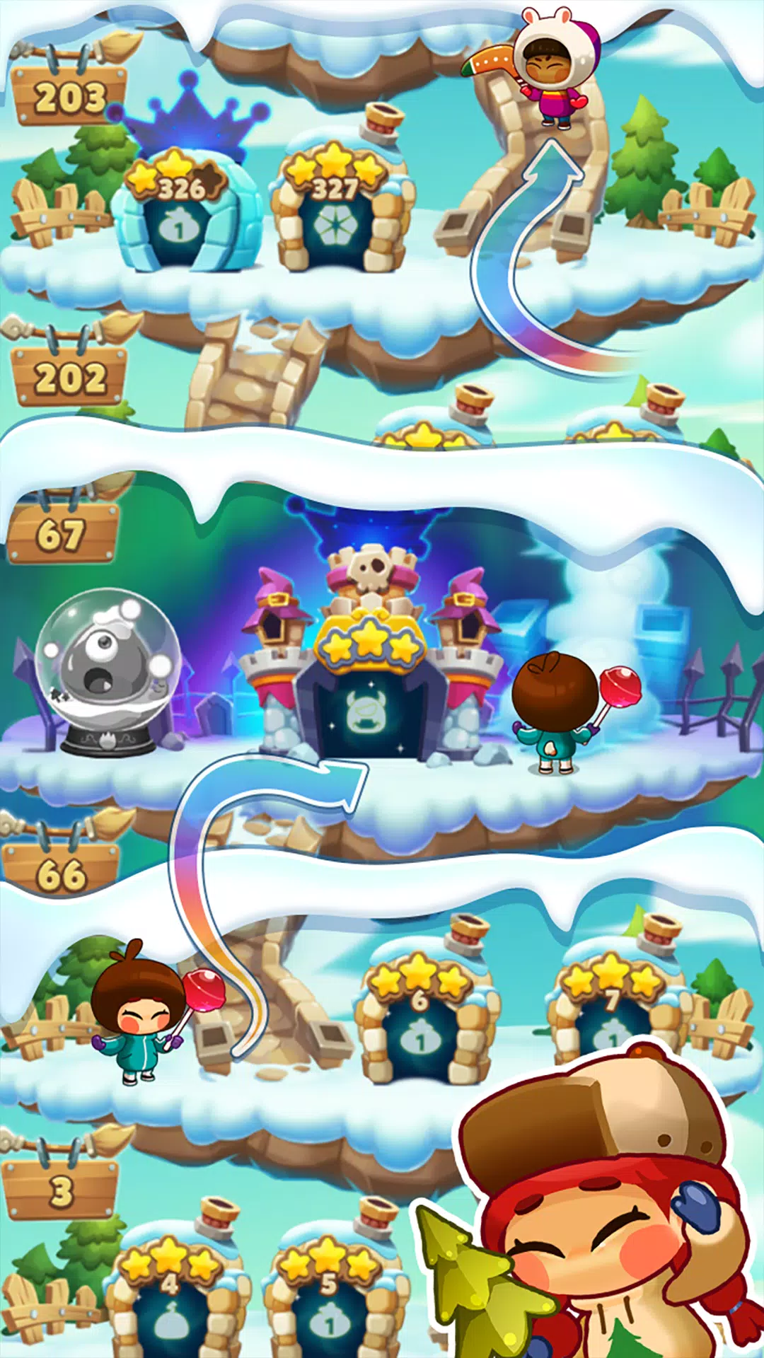 Monster Busters: Ice Slide Captura de tela 3