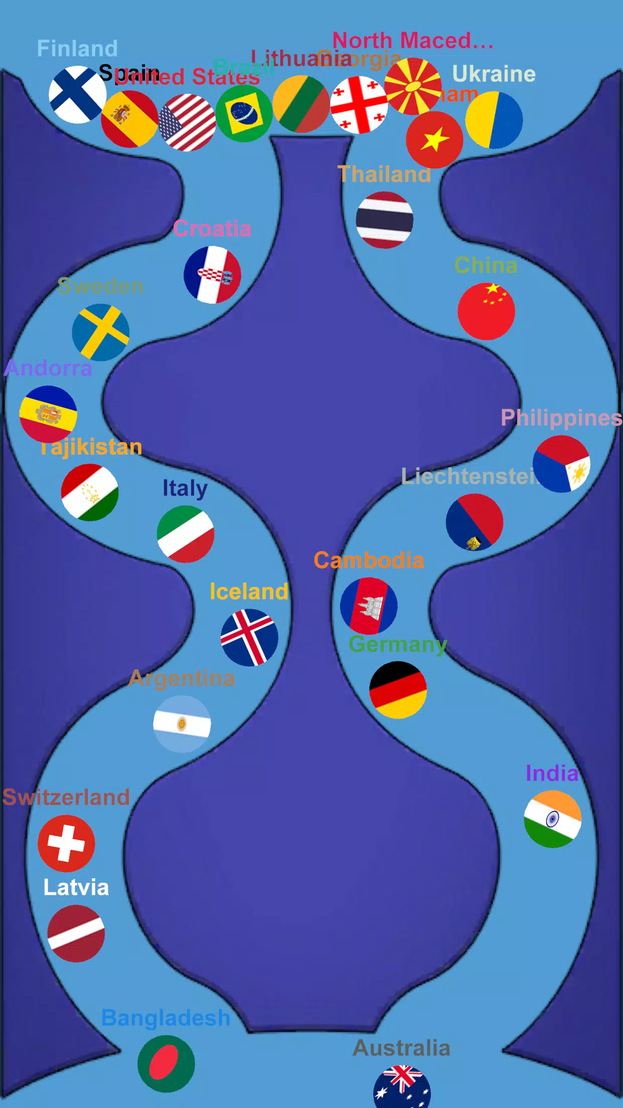 Marble Race: Name Picker Captura de pantalla 0