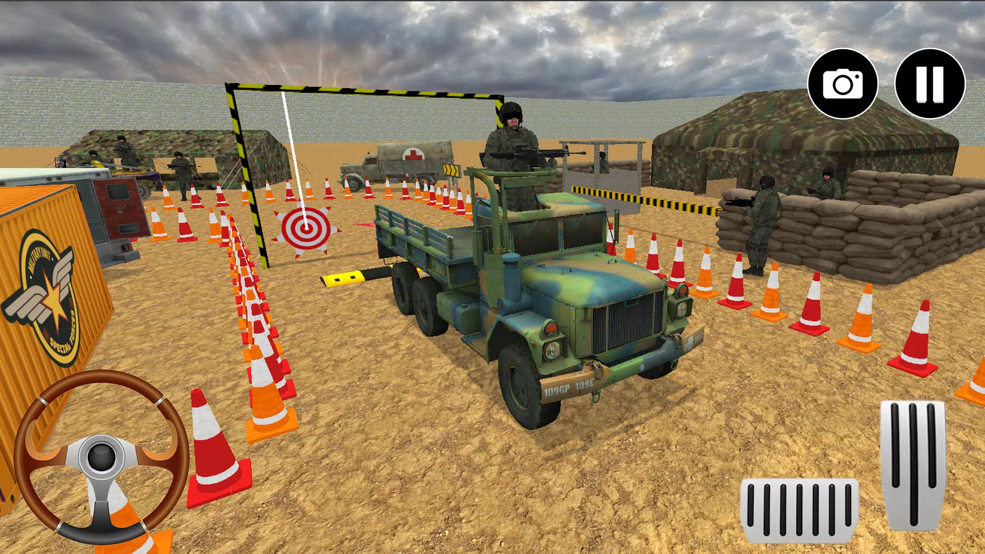 Army Truck Game Simulator 3D Captura de tela 3