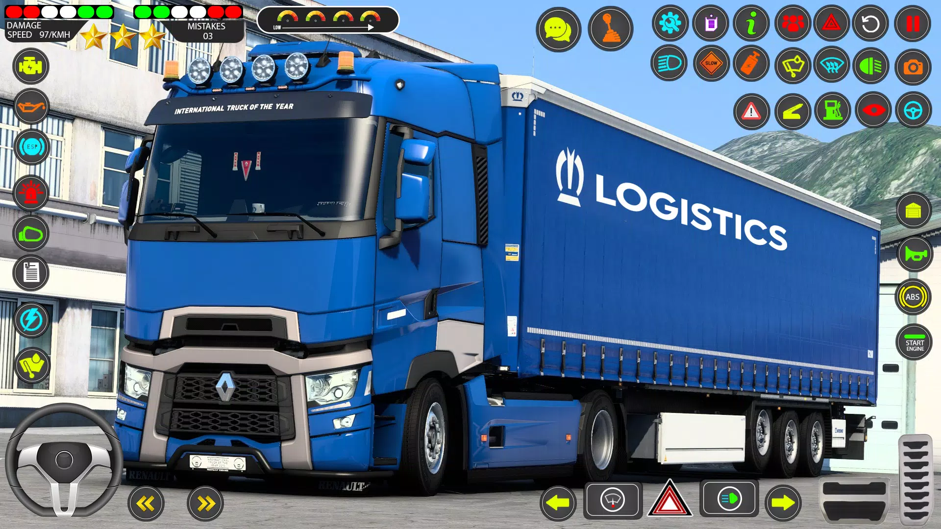 Euro Truck Games Sim 3d Captura de tela 2