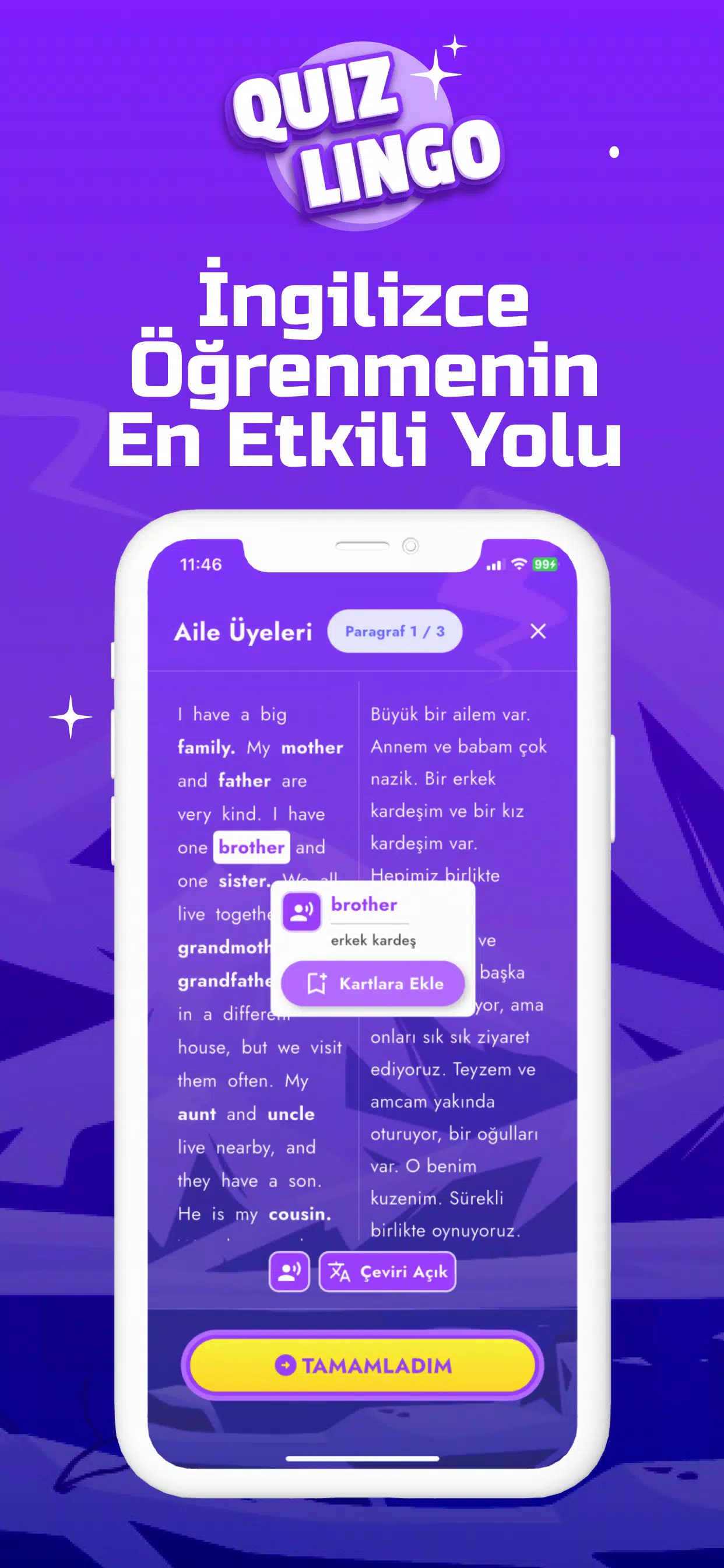 Quizlingo - İngilizce Öğren Screenshot 0