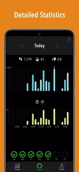 ActivityTracker Pedometer Скриншот 3