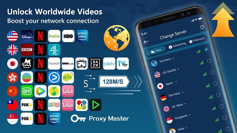 Super VPN Proxy - Proxy Master Captura de pantalla 3