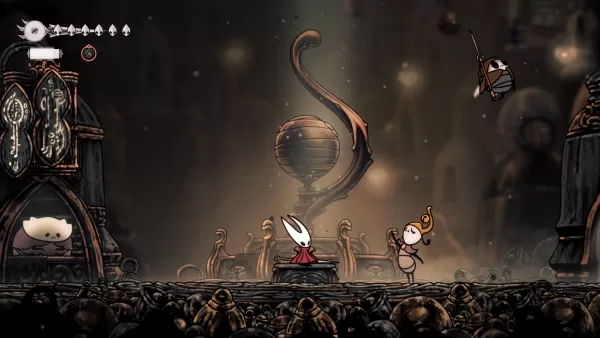 Silksong battle scene