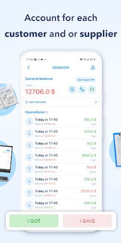 Konnash :  Bookkeeping App Tangkapan skrin 1