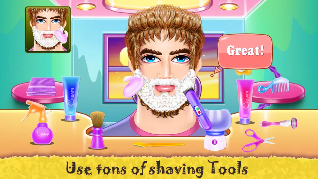 Daddy Fashion Beard Salon Captura de pantalla 3