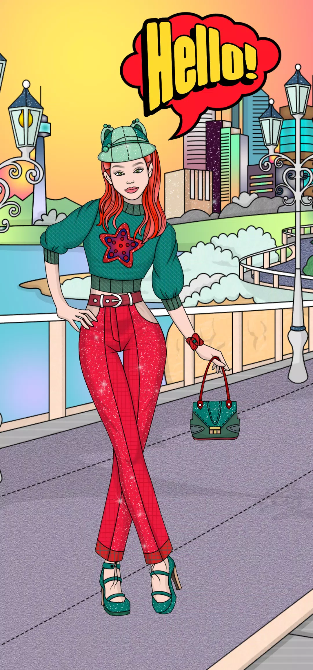 Schermata Dress Up Games & Coloring Book 1