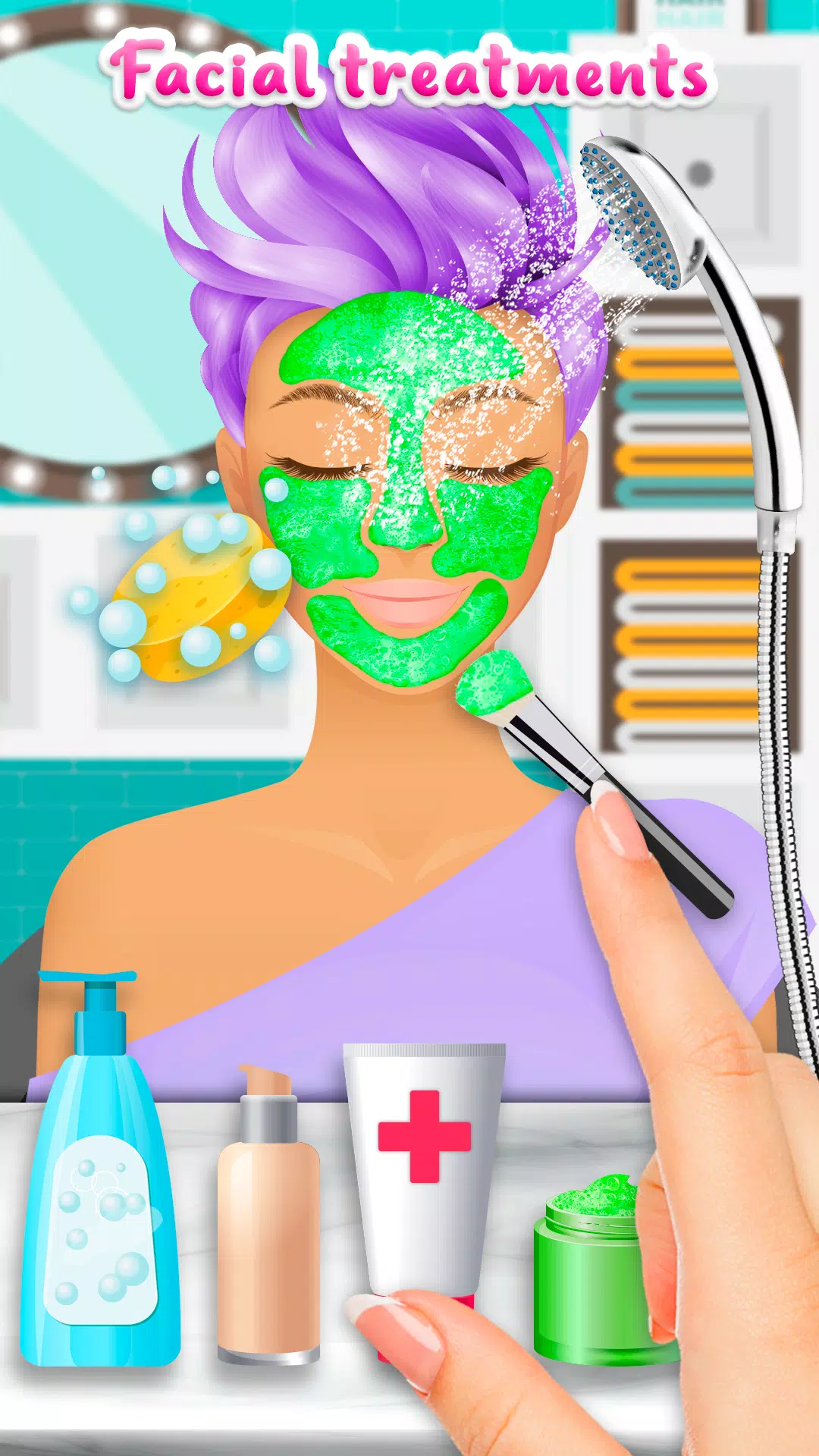 Makeup Beauty Salon Game Girls 스크린샷 1