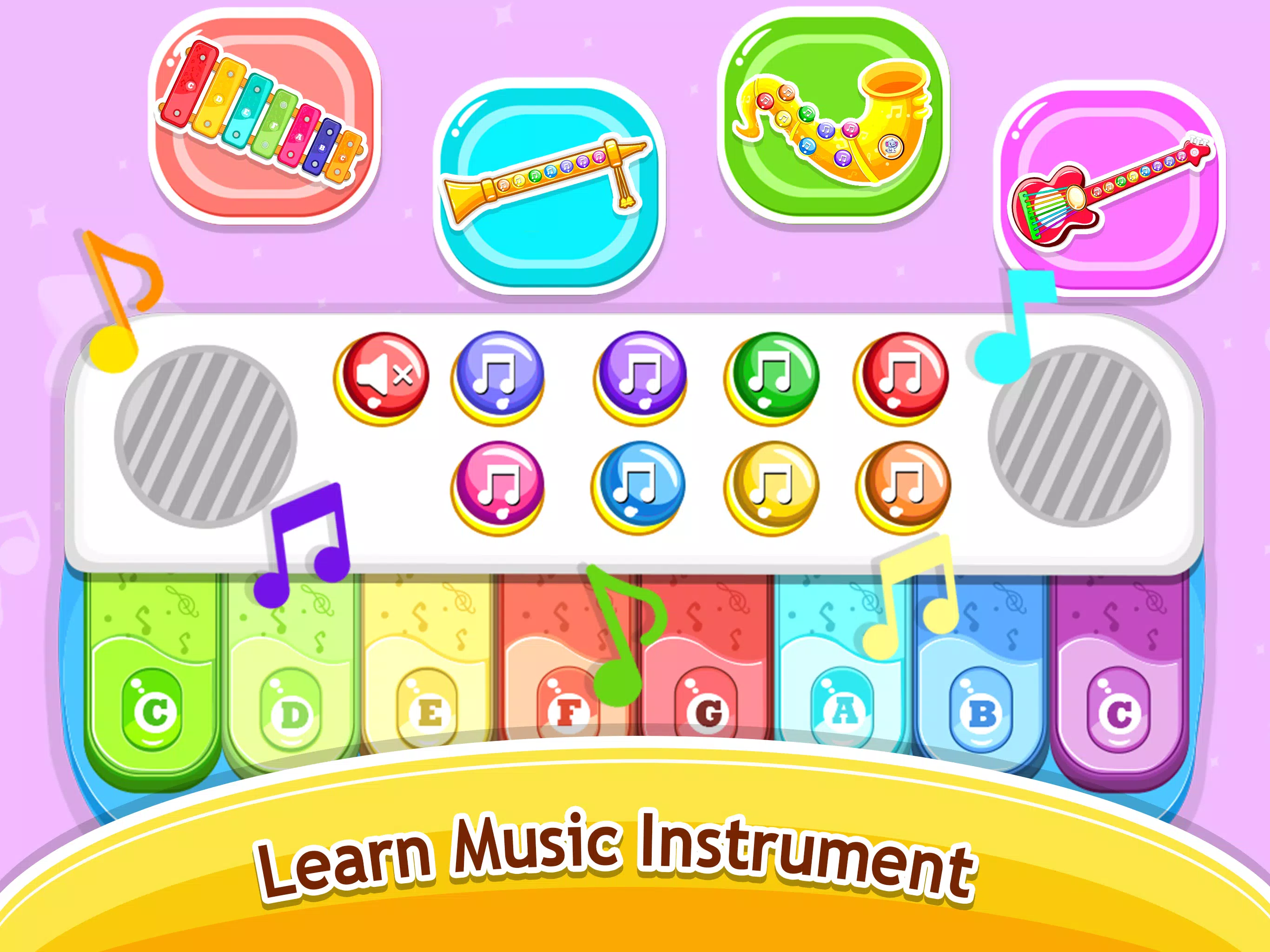 Kids Music piano - games应用截图第3张