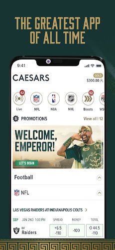 Caesars Sportsbook應用截圖第0張