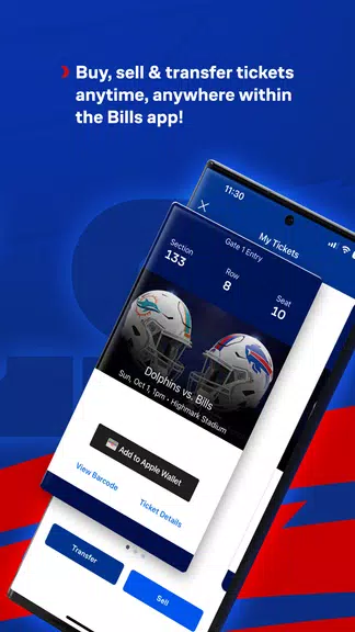 Buffalo Bills Mobile Screenshot 3