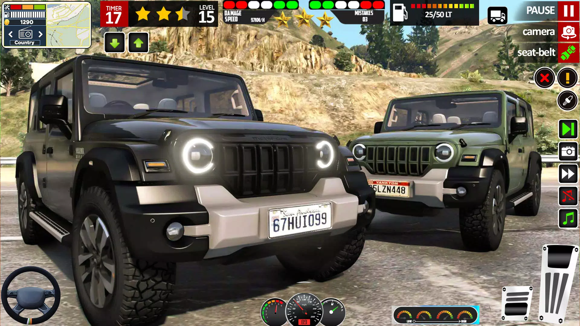 Offroad Jeep Game Simulator 3d Captura de tela 2