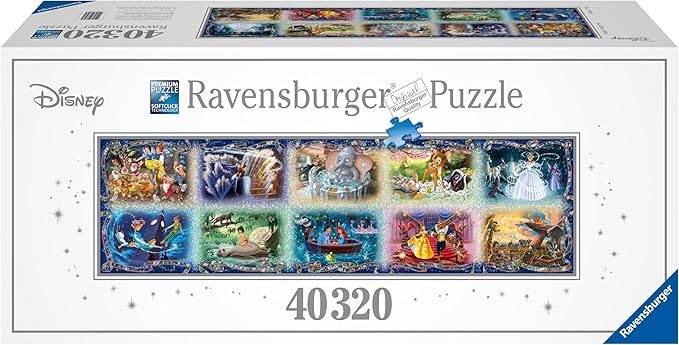 Ravensburger Memorable Disney Moments Jigsaw Puzzle - World's Largest Disney Puzzle | 40,320 Precision-Cut Pieces
