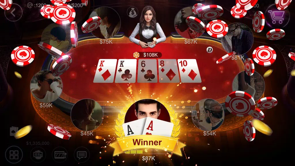 ไพ่เท็กซัสฉบับมือโปรไทย HD – Artrix Poker 스크린샷 0