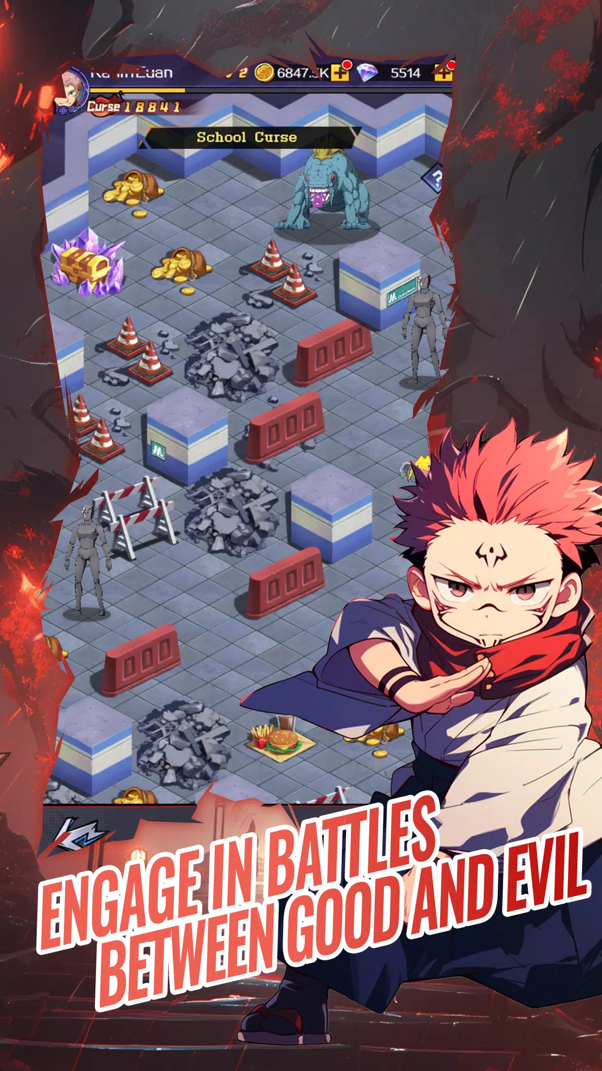 Jujutsu Masters: Cursed Rivals Captura de pantalla 2