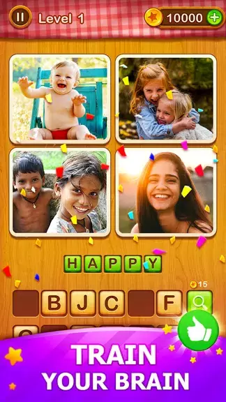 4 Pics Guess Word -Puzzle Game Tangkapan skrin 0