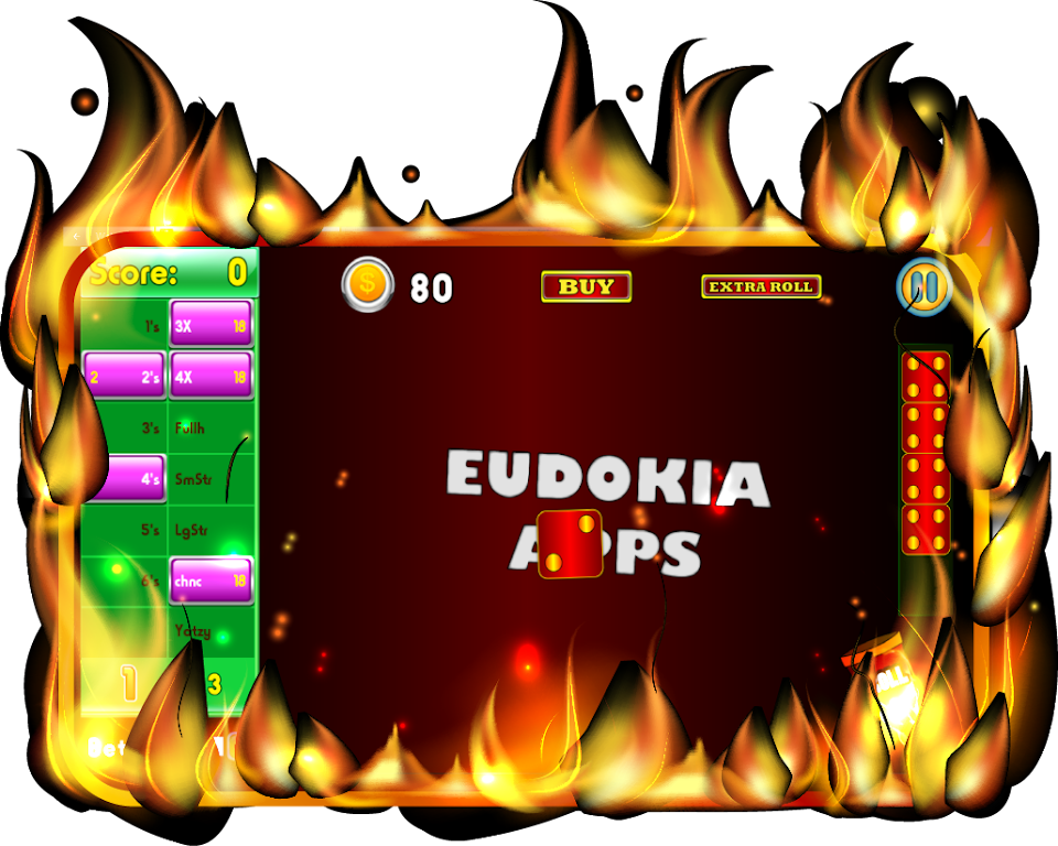 Flaming Yatzy - Ignited Dice Screenshot 3