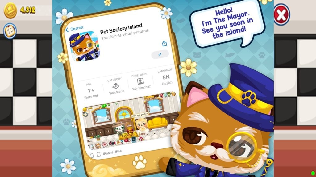 Haven Pet Virtual Baru: Pet Society Pulau memulakan Android