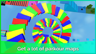 parkour in roblox Скриншот 0