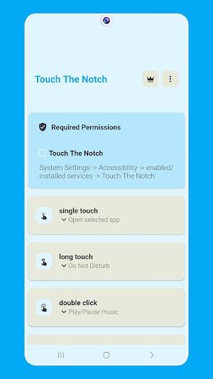 Touch The Notch ဖန်သားပြင်ဓာတ်ပုံ 3