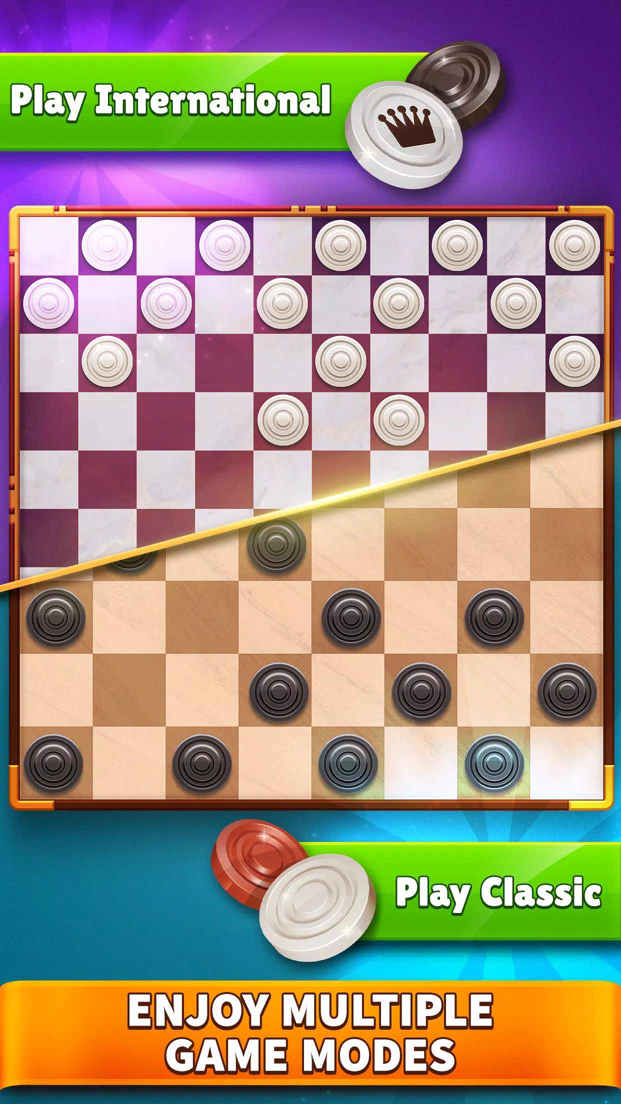 Checkers Clash 스크린샷 1