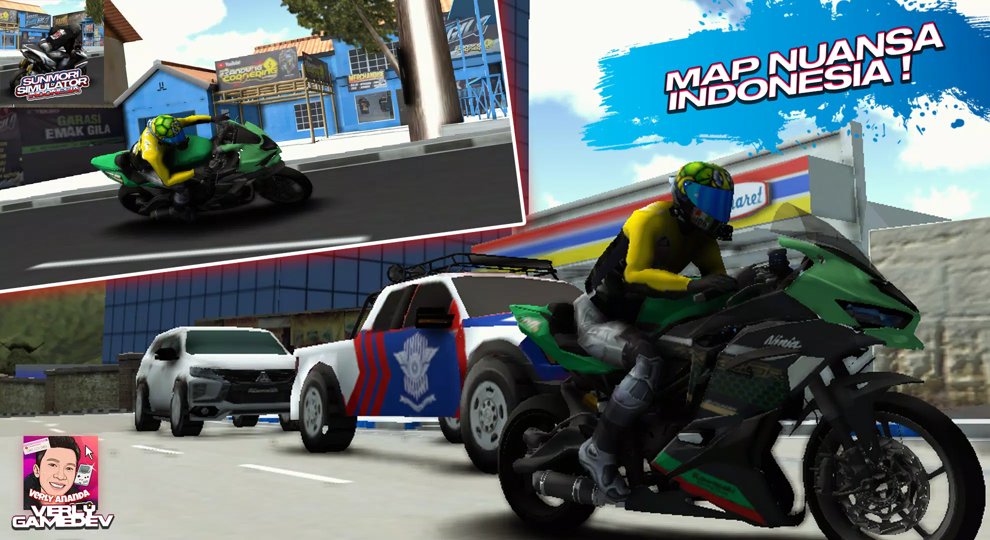 Sunmori Simulator Indonesia 3D ဖန်သားပြင်ဓာတ်ပုံ 1