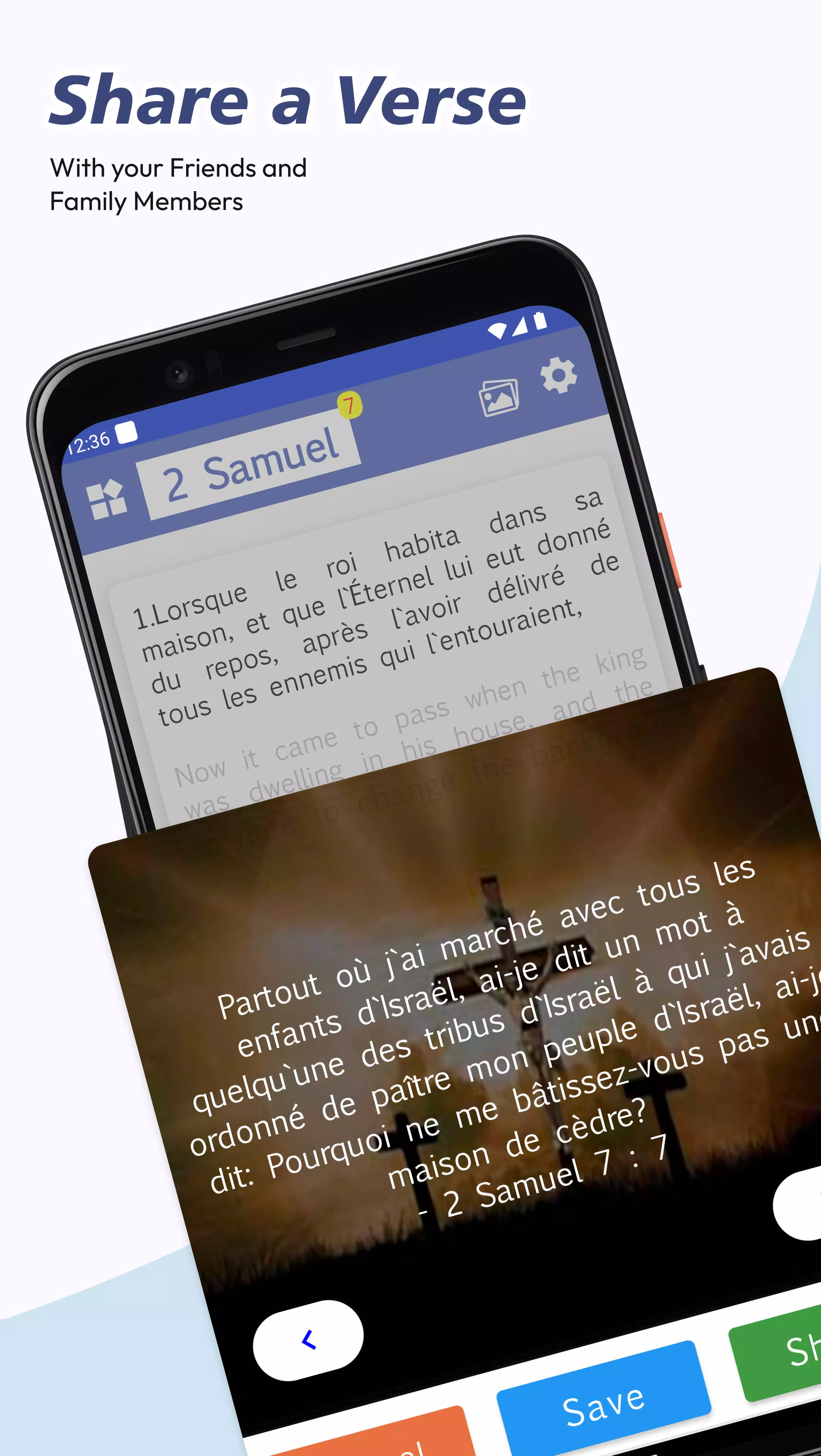 French English Bible スクリーンショット 2