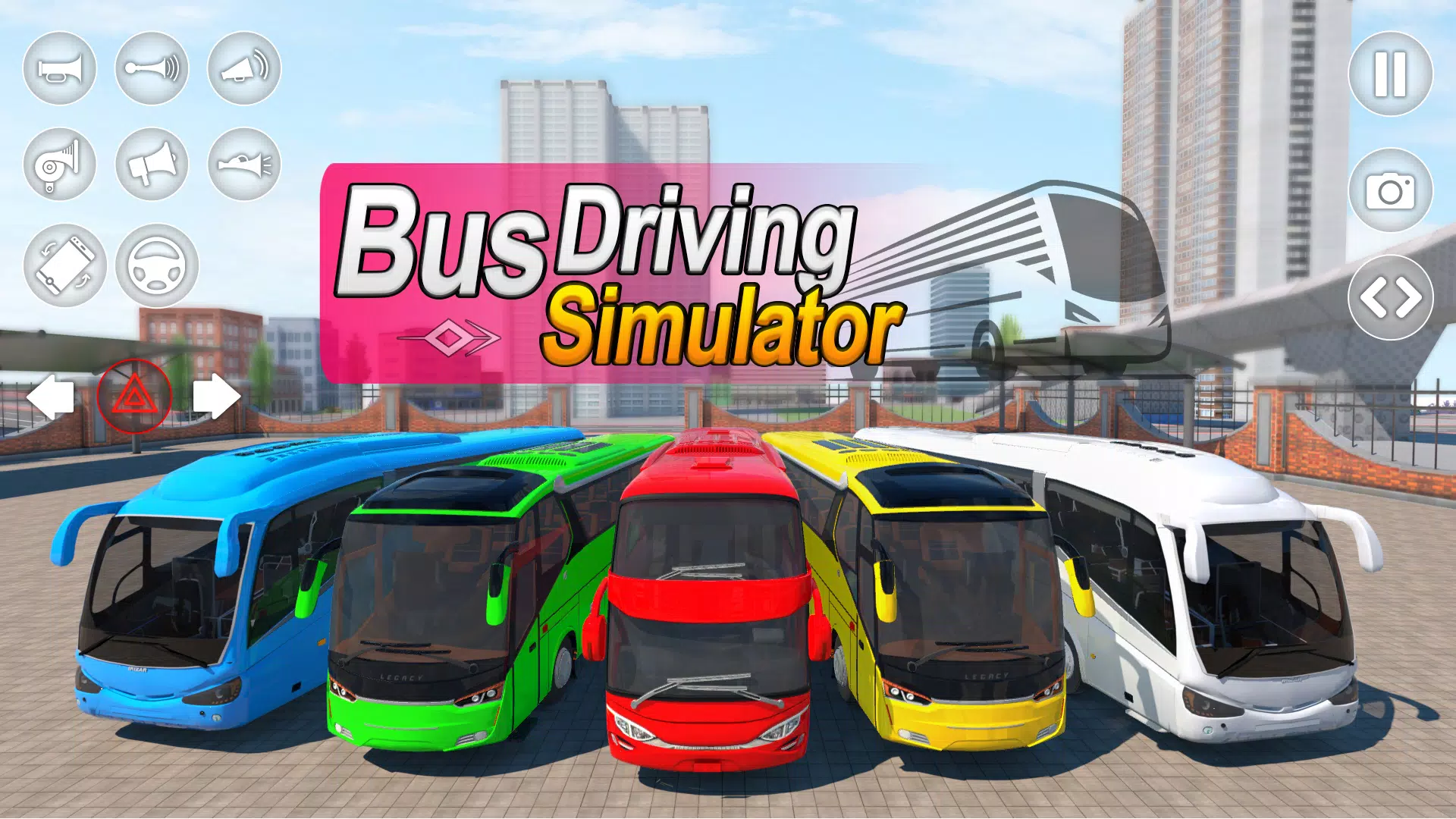 Bus Driving Games 3d Simulator ภาพหน้าจอ 3