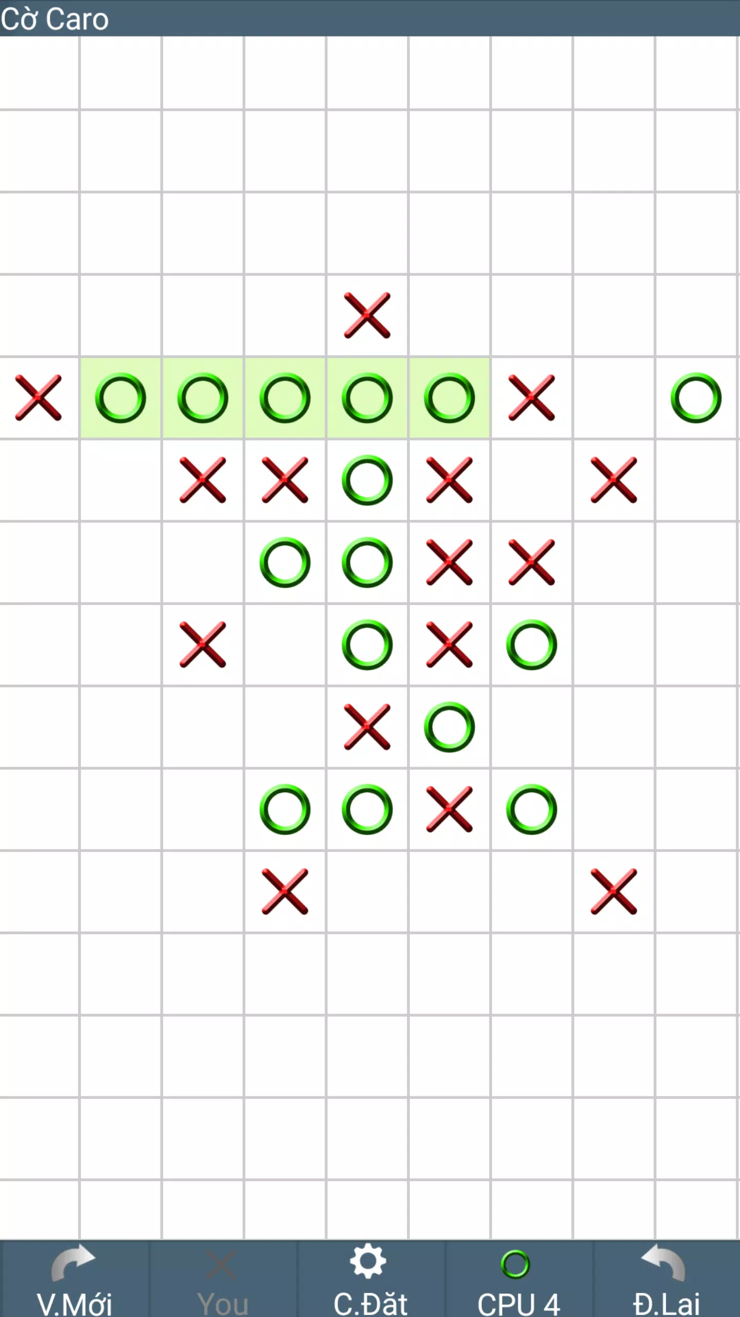 Co Caro - Gomoku - Renju ภาพหน้าจอ 2