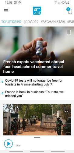 FRANCE 24 - Info et actualités Captura de tela 0