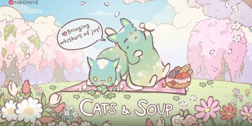 Cats & Soup a publié une mise à jour sur le thème des cerisiers avec un contenu saisonnier neuf et dynamique