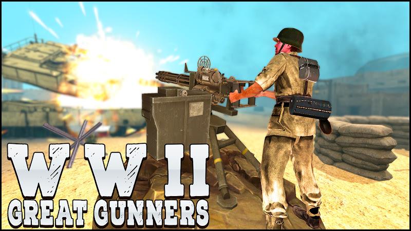 Gunner World War: WW2 Gun Game 스크린샷 0