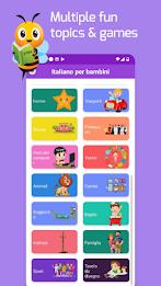 Learn Italian for kids Captura de tela 1