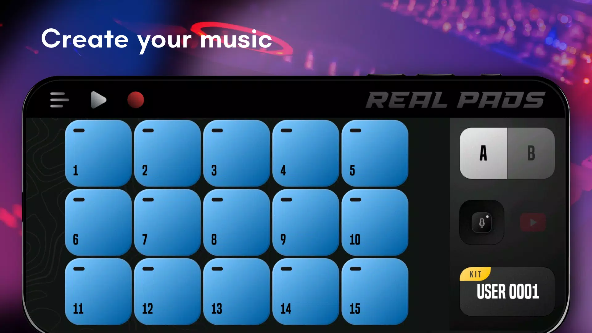 Real Pads: DJ electro drums Captura de pantalla 2