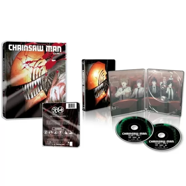 Chainsaw man blu -ray steelbook preorder는 이제 Walmart에서 제공됩니다 - 놀랍도록 저렴한 가격