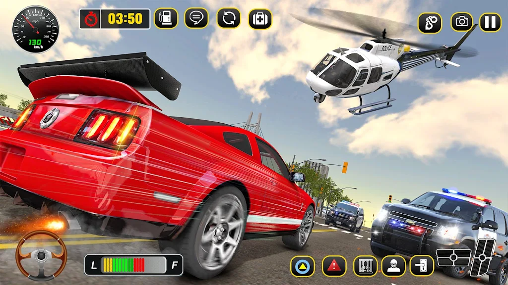 Police Helicopter: Thief Chase 스크린샷 2